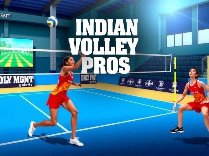 Indian Volley Pros Game Cover